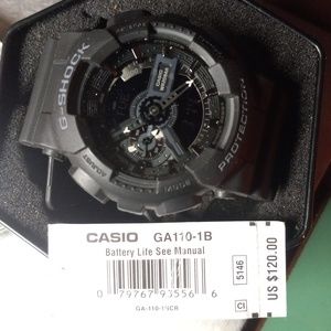 Casio shock resistant w.r. 20 bar g shock watch